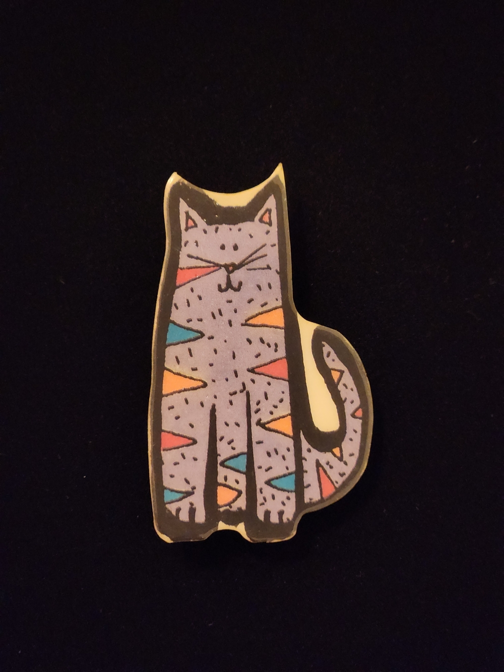 Cute Purple Cat Pin - Decorative Pets Cat Accessory